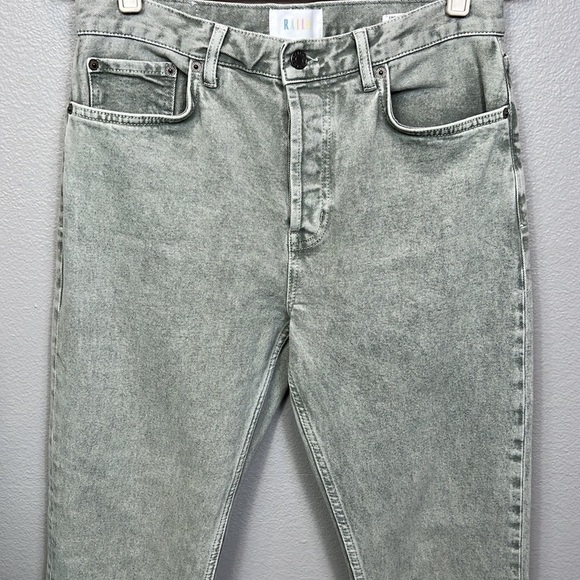 New RAILS The Melrose Classic Slim Jeans 28 Sage Acid Wash NWOT - Picture 4 of 13